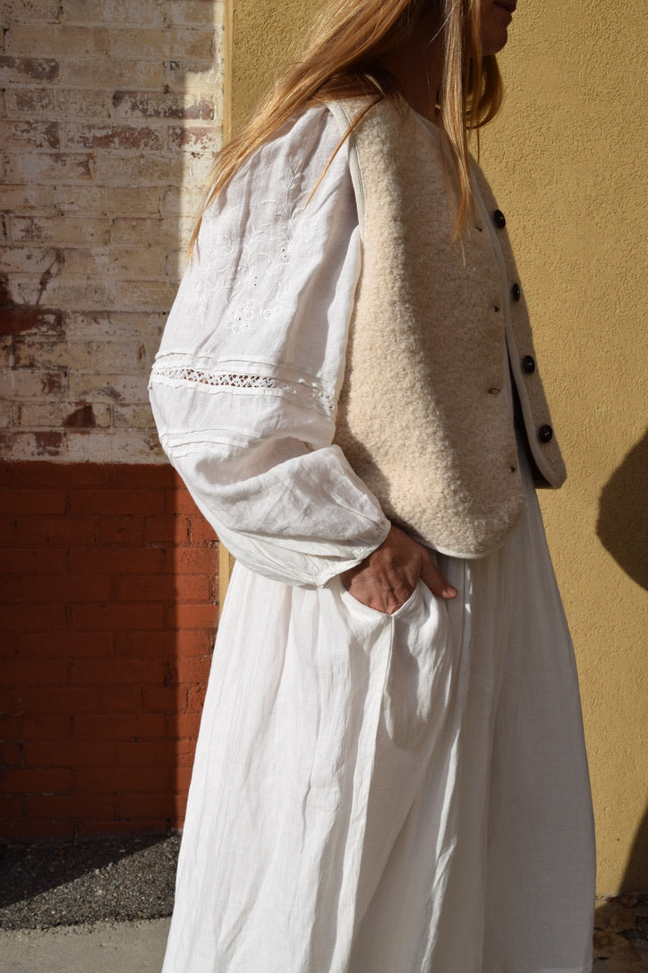 Skall Studio Velina Oversize Dress / Off White