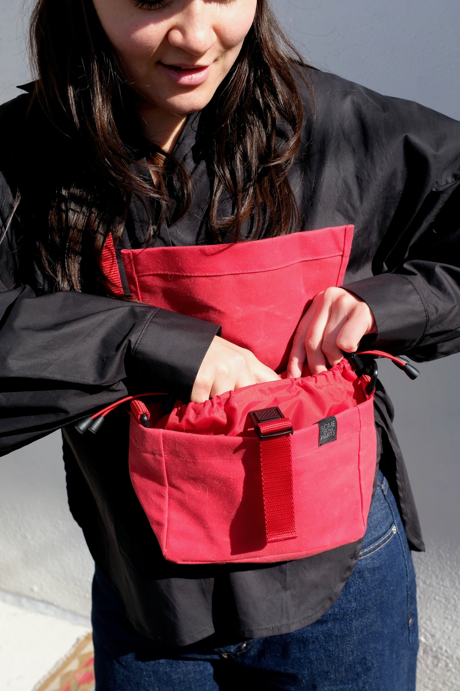 Some of the Parts Fanny Pack / Red Monochrome