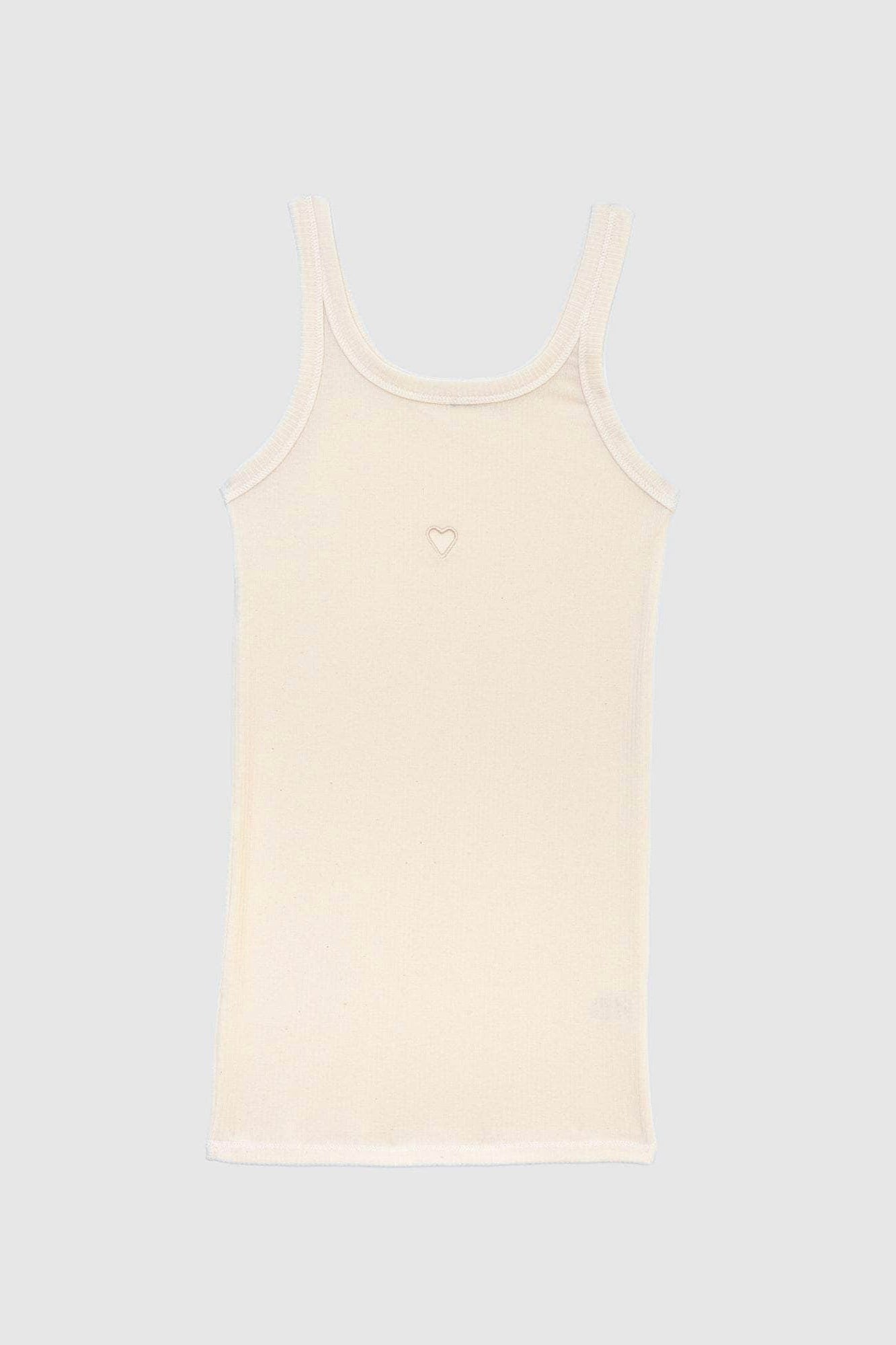 Baserange Heart Tank / Undyed