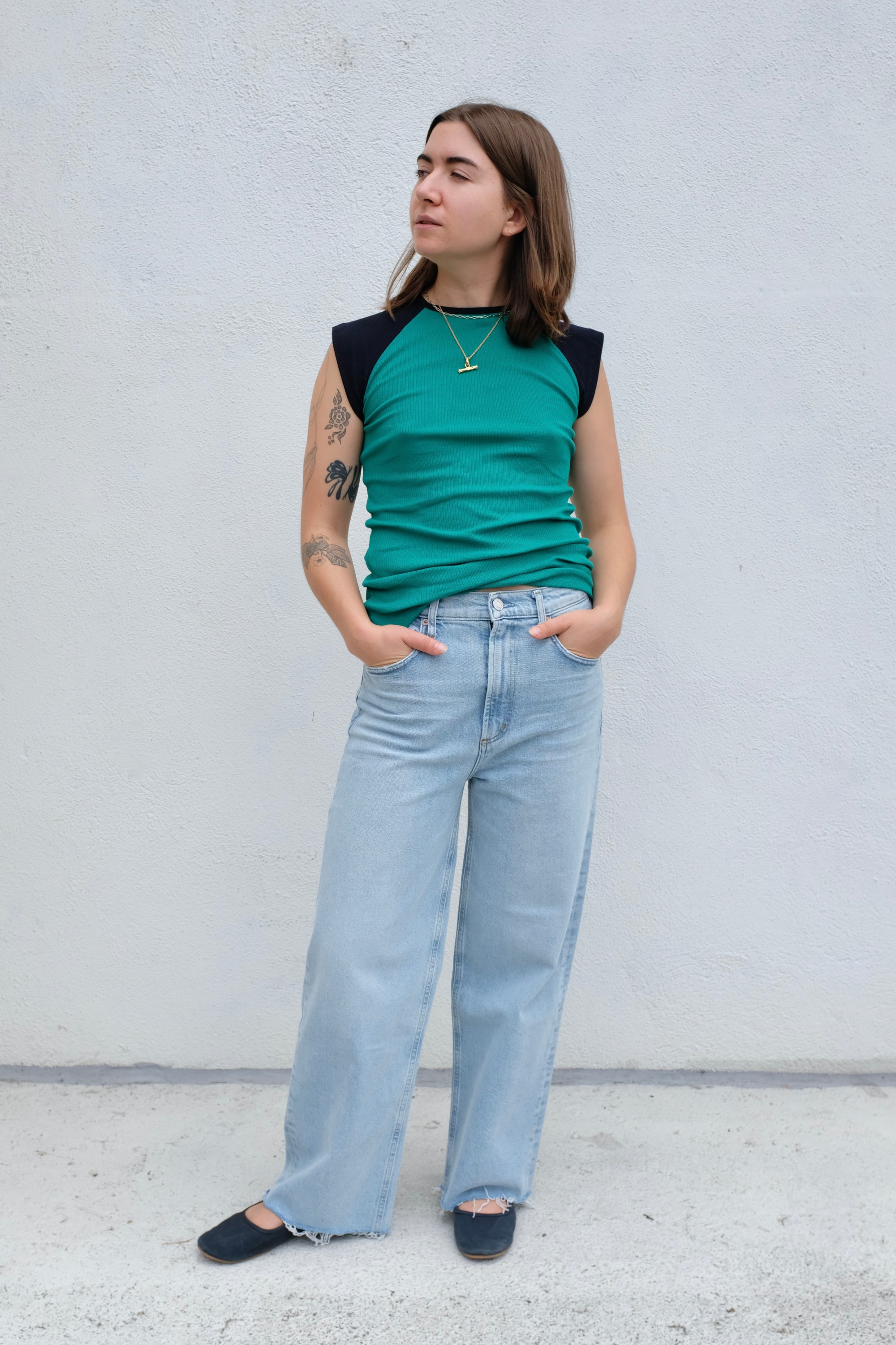 Agolde Ren High Rise Wide Leg / Beam
