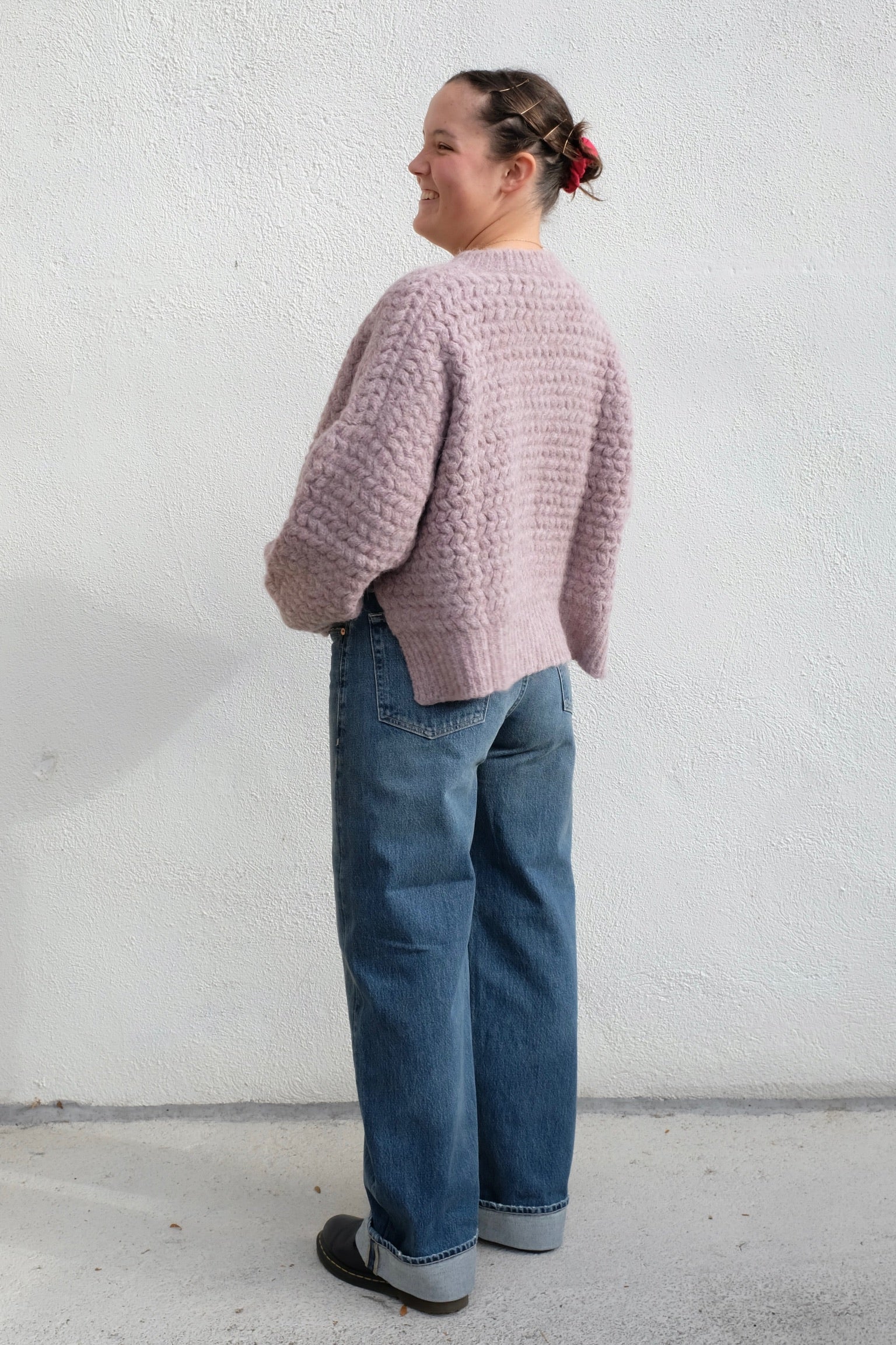 Daēza Zigzag Cardigan / Lilac