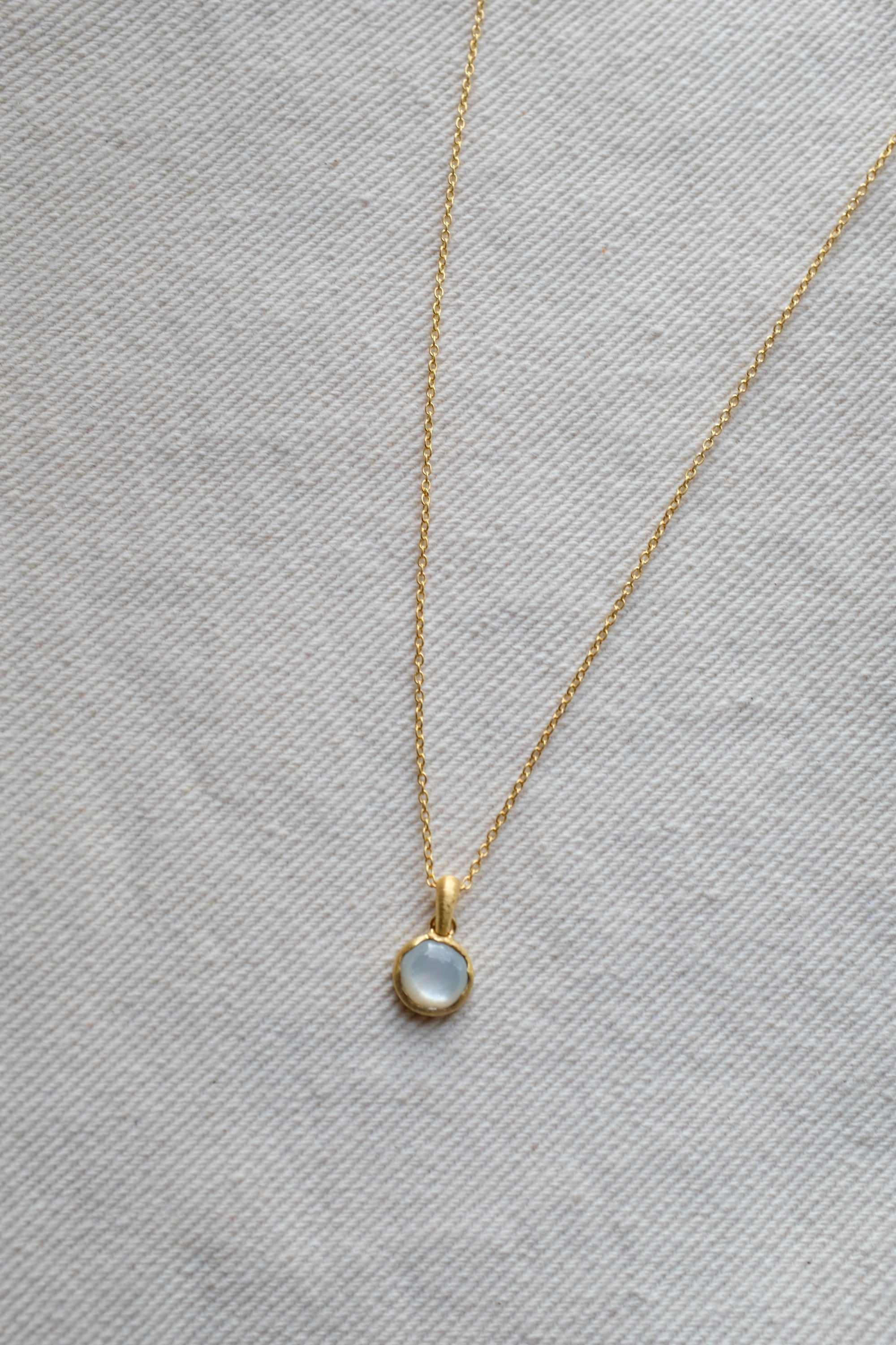 Truvai Tallulah Necklace / Gold Vermeil + Mother Of Pearl