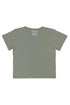 Jungmaven Heathered Cropped Lorel Tee / Olive