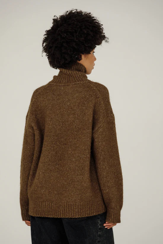 Bare Knitwear Uma Rollneck / Sap