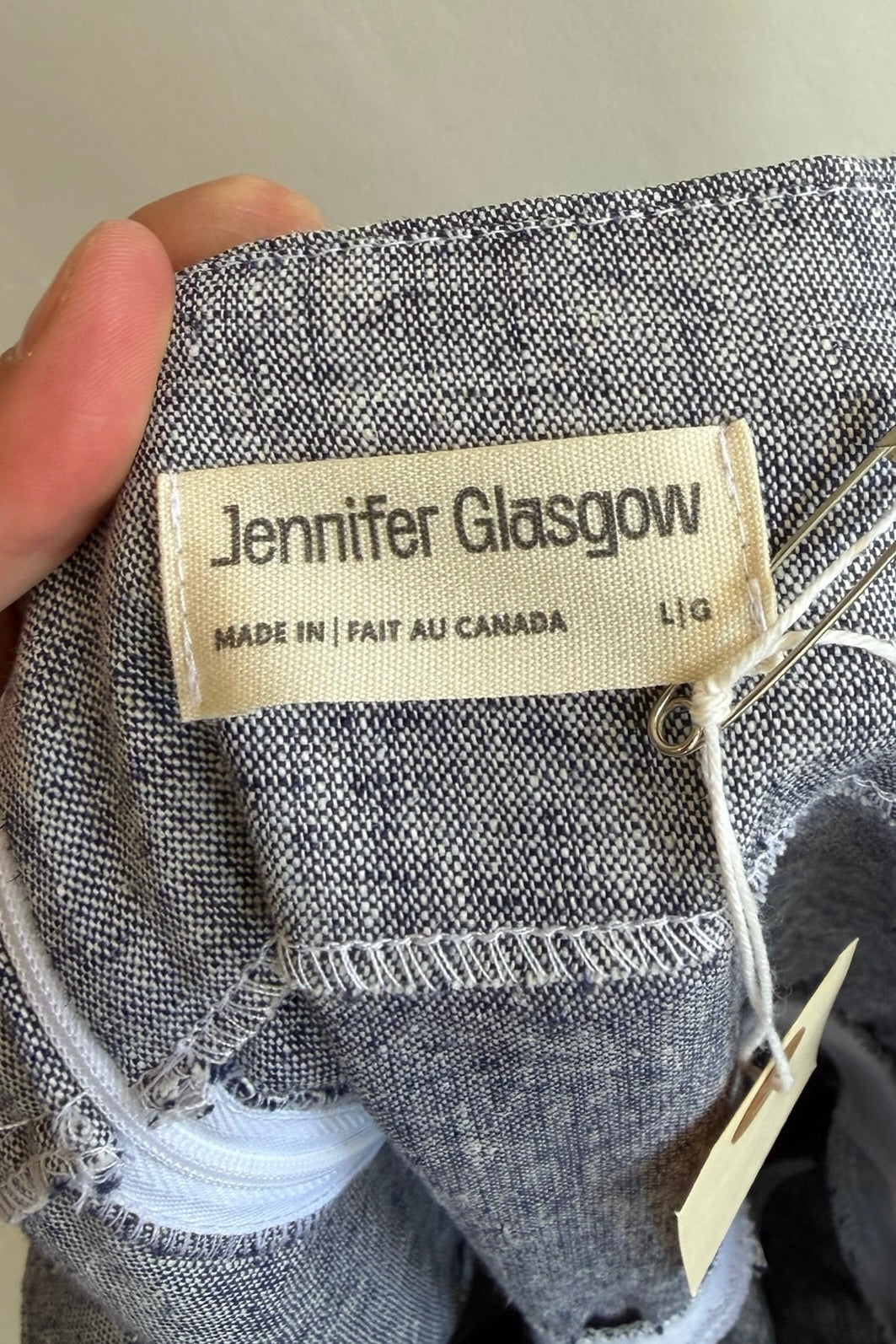 Pre-Loved / Jennifer Glasglow Calypso Dress / Chambray / Size L