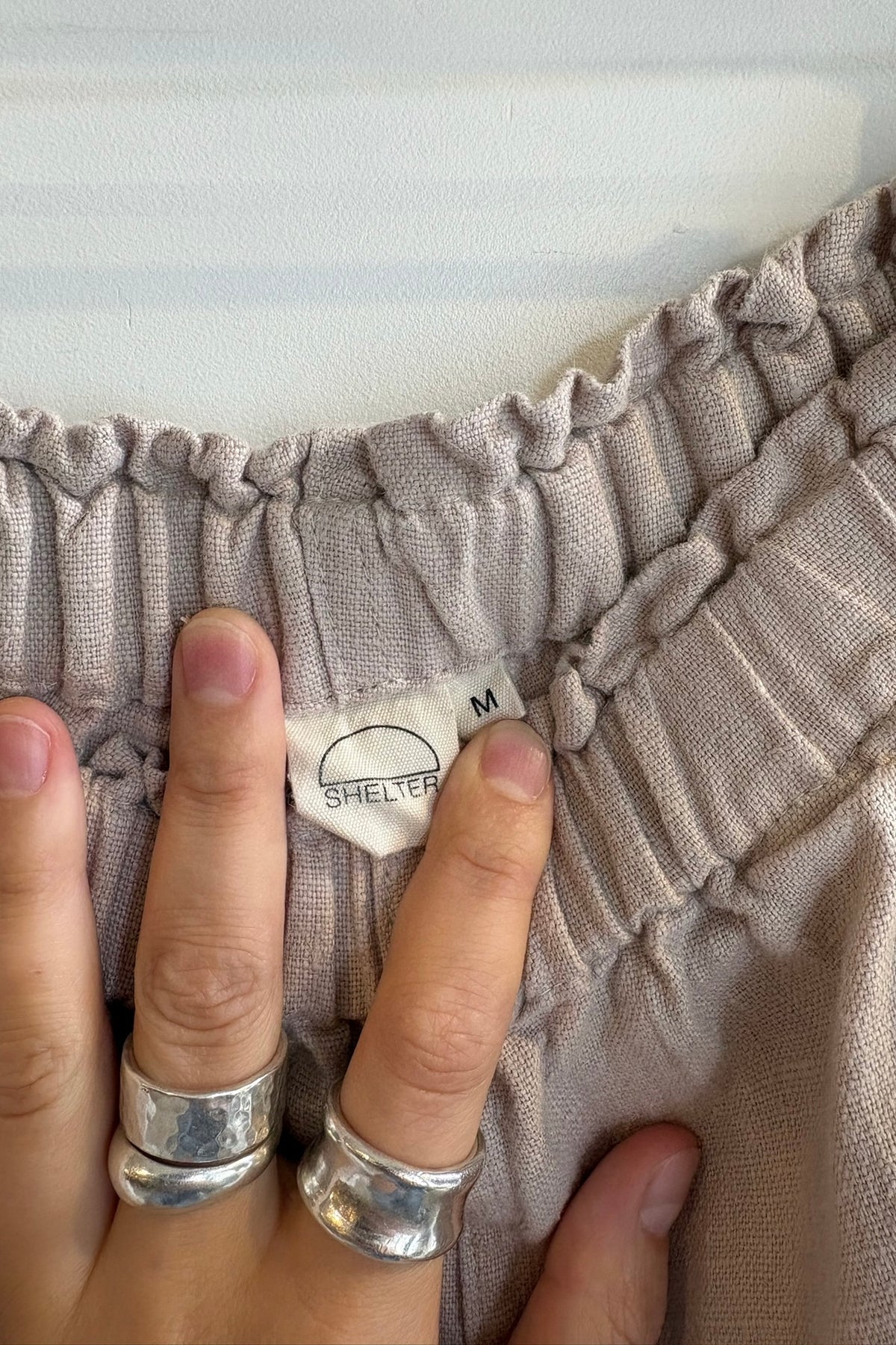 Pre-Loved / Shelter Linen Pant / Griege / Size M