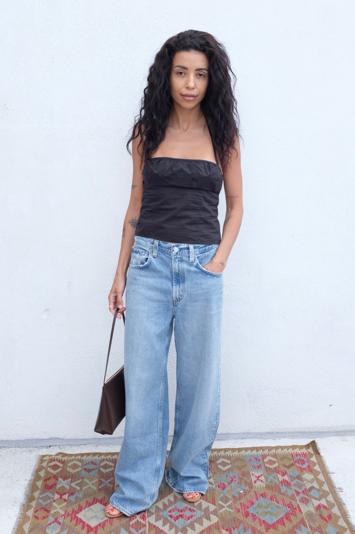Deiji Strap Top / Black