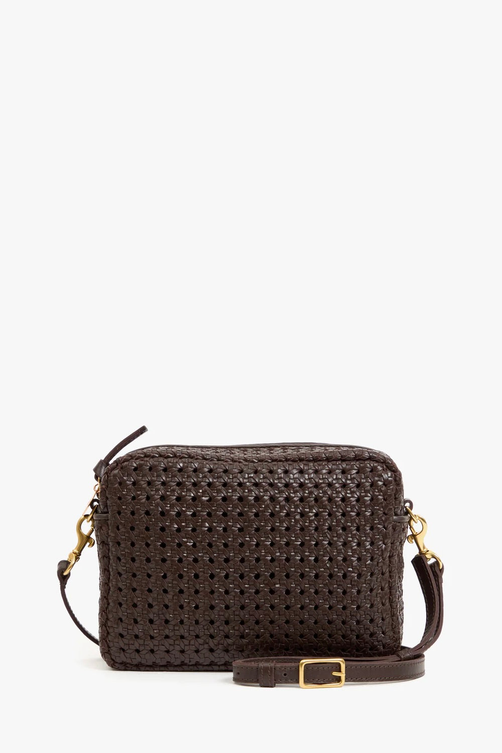 Clare V Midi Sac / Chocolate Rattan