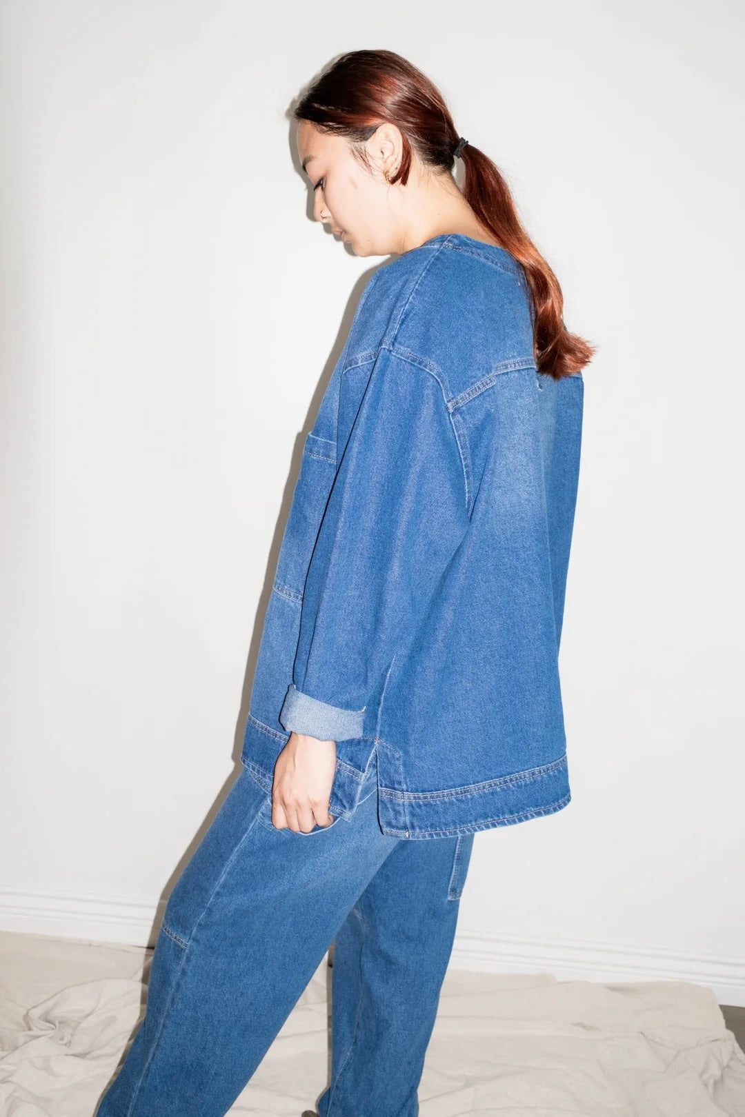 Et Tigre Miguel Cardigan / Blue Denim