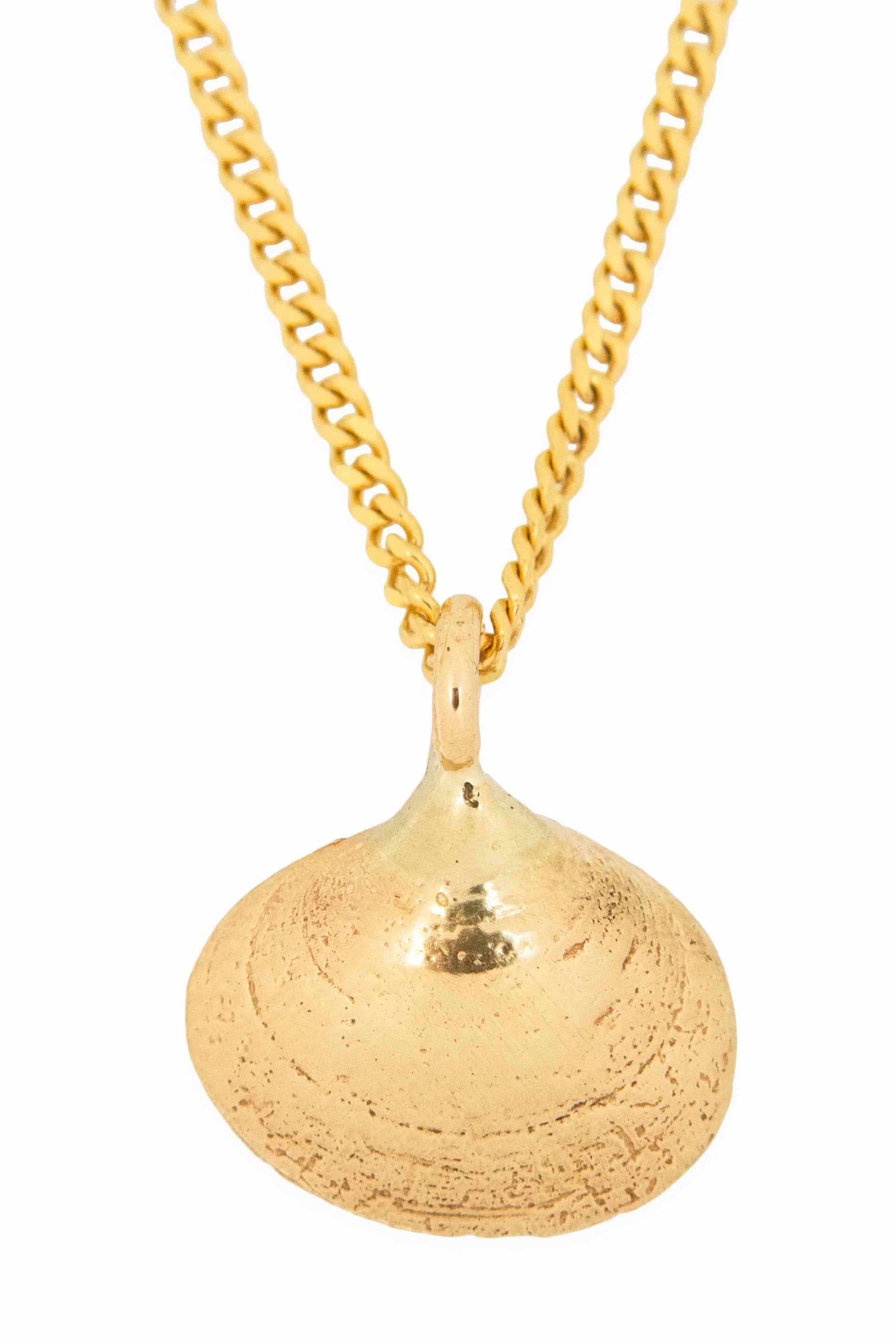Rokosz Jewelry Clam Shell / 10k Solid Yellow Gold