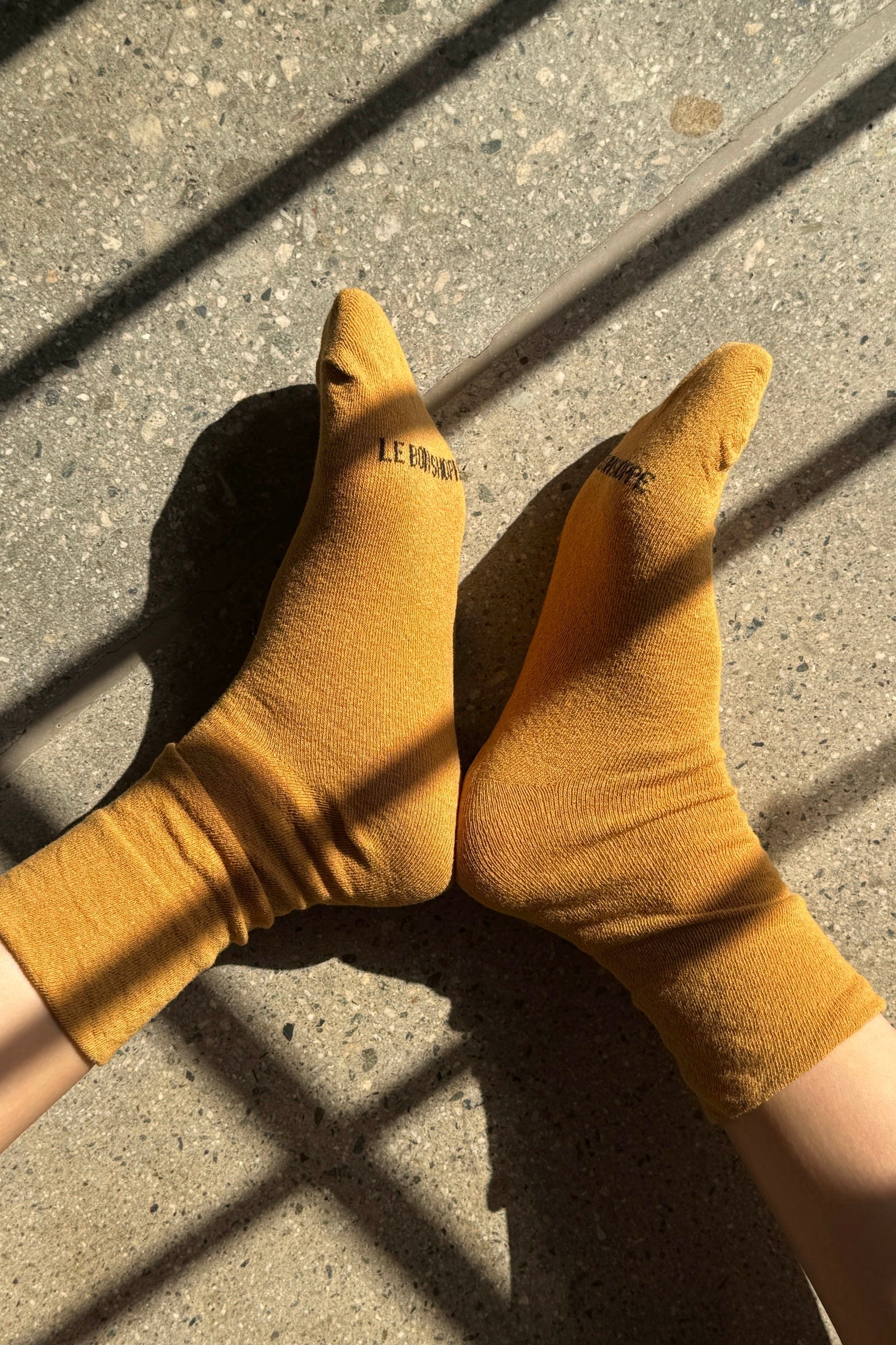 Le Bon Shoppe Breezy Sneaker Sock / Goldenrod