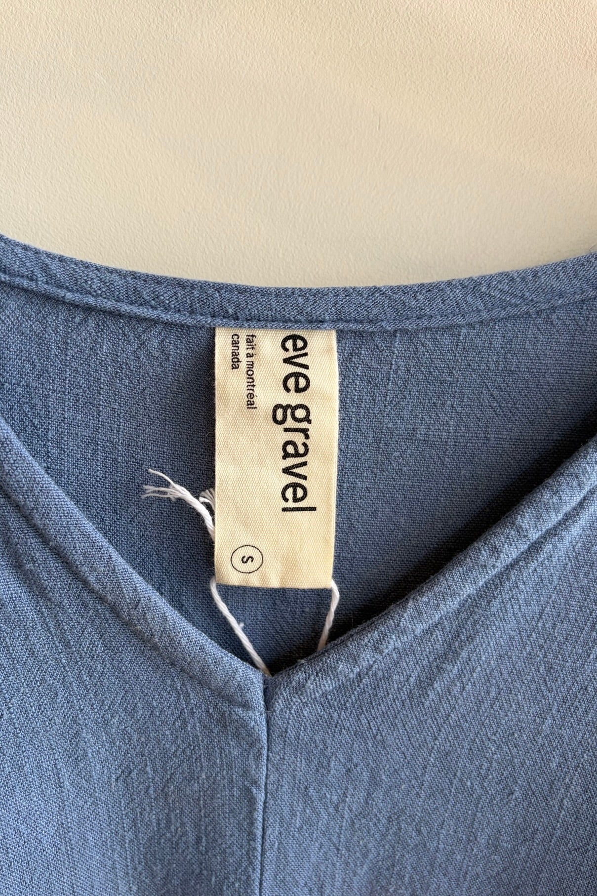 Pre-Loved / Eve Gravel Cropped Top / Azur / Size Small