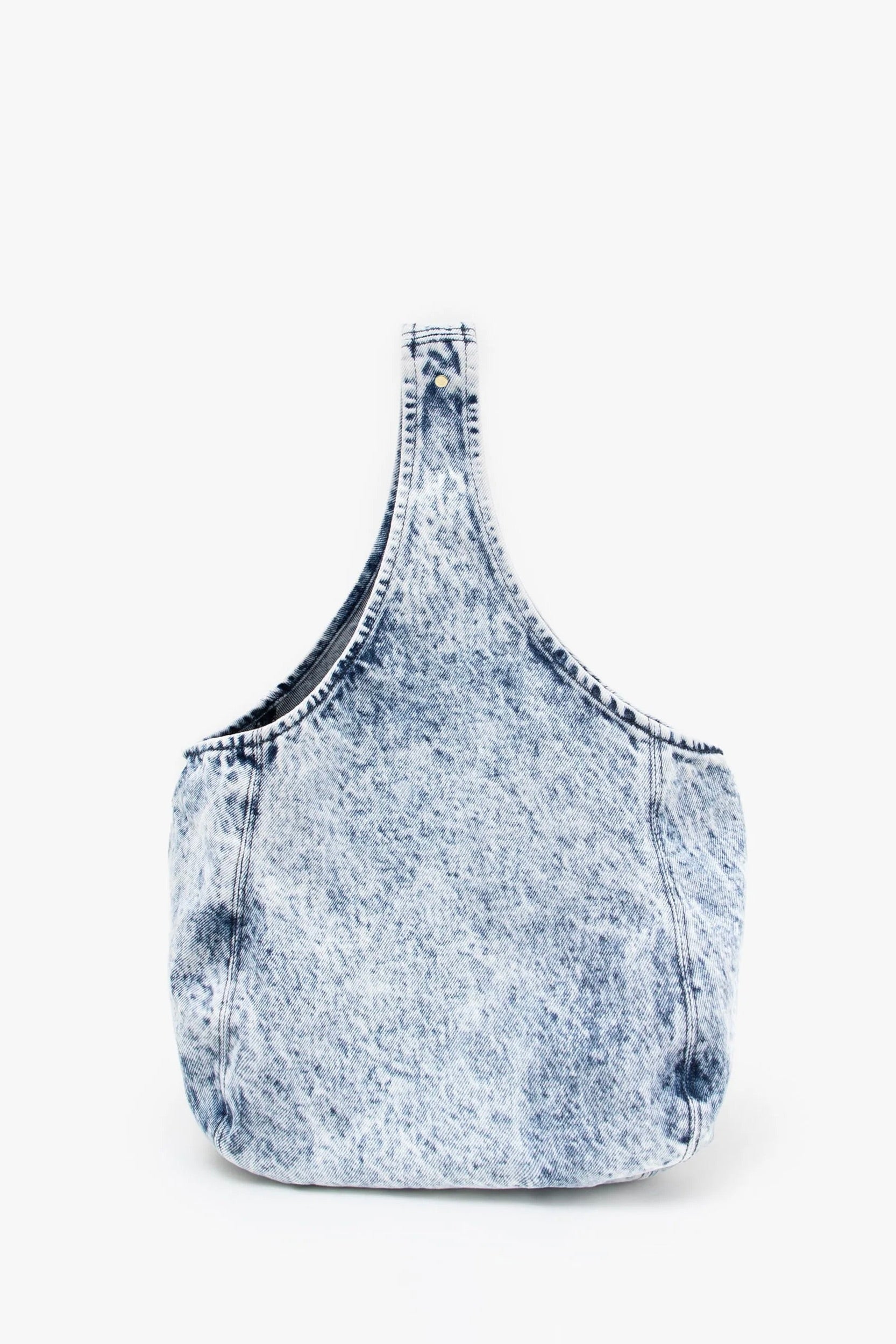 Clare V. Bando / Acid Wash Denim