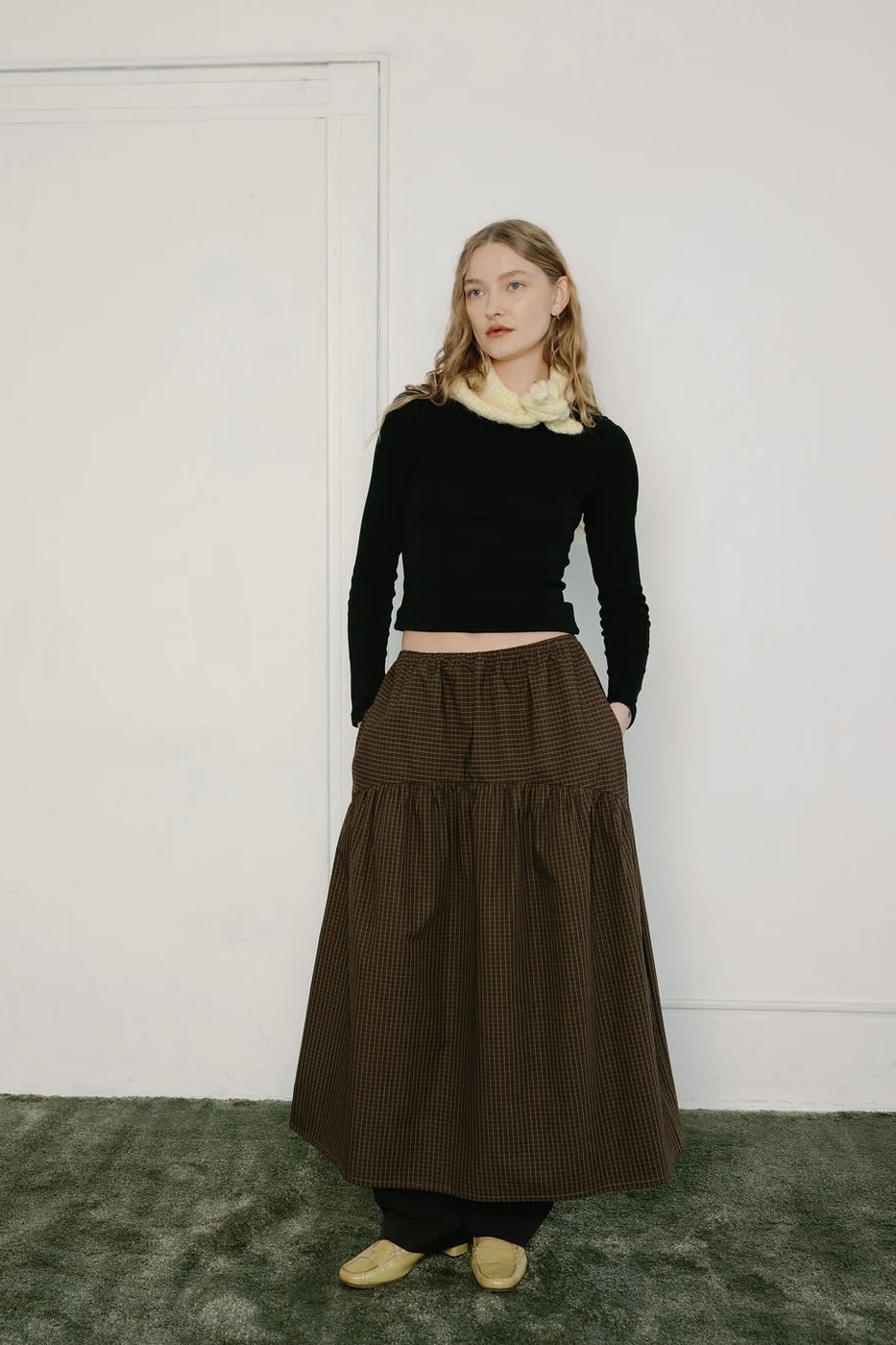 Field Skirt / Toasted Gingham