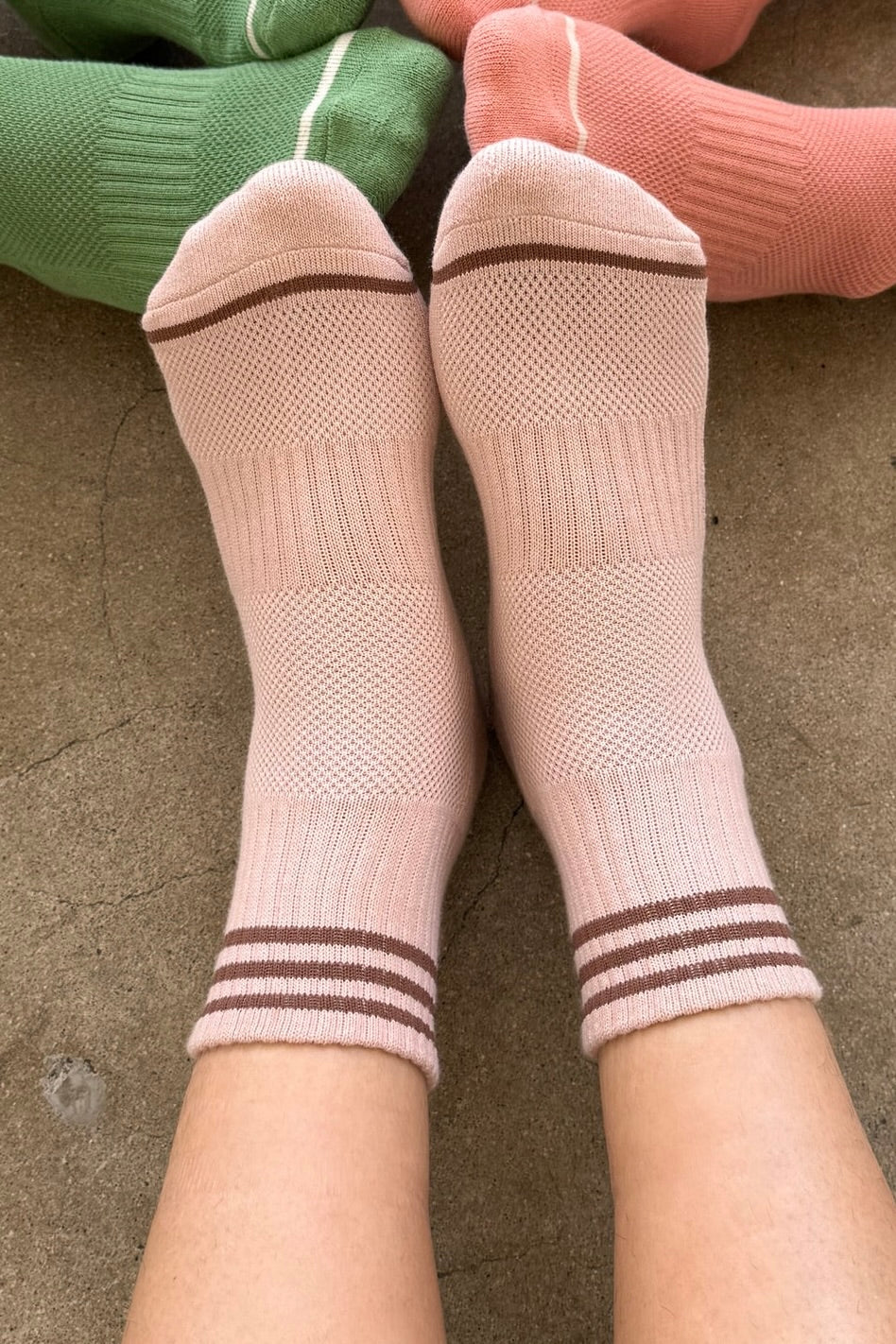 le bon shoppe girlfriend sock bellini