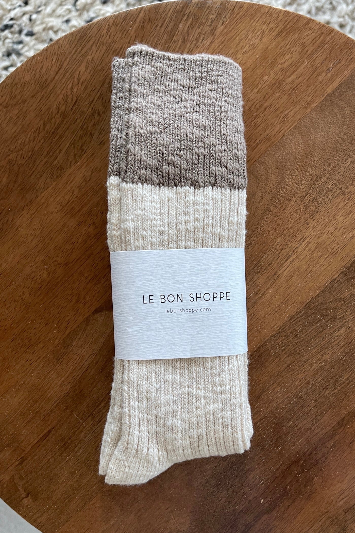 Le Bon Shoppe Cottage Socks / Oatmeal Flax