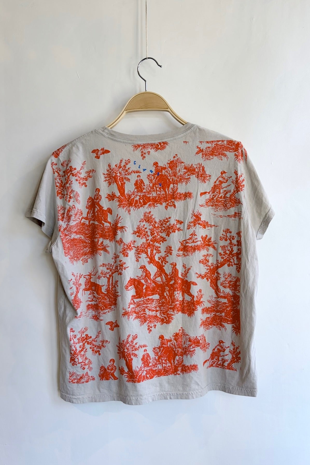 Pre-Loved / Clare V Graphic Vintage Pastoral Tee / Large