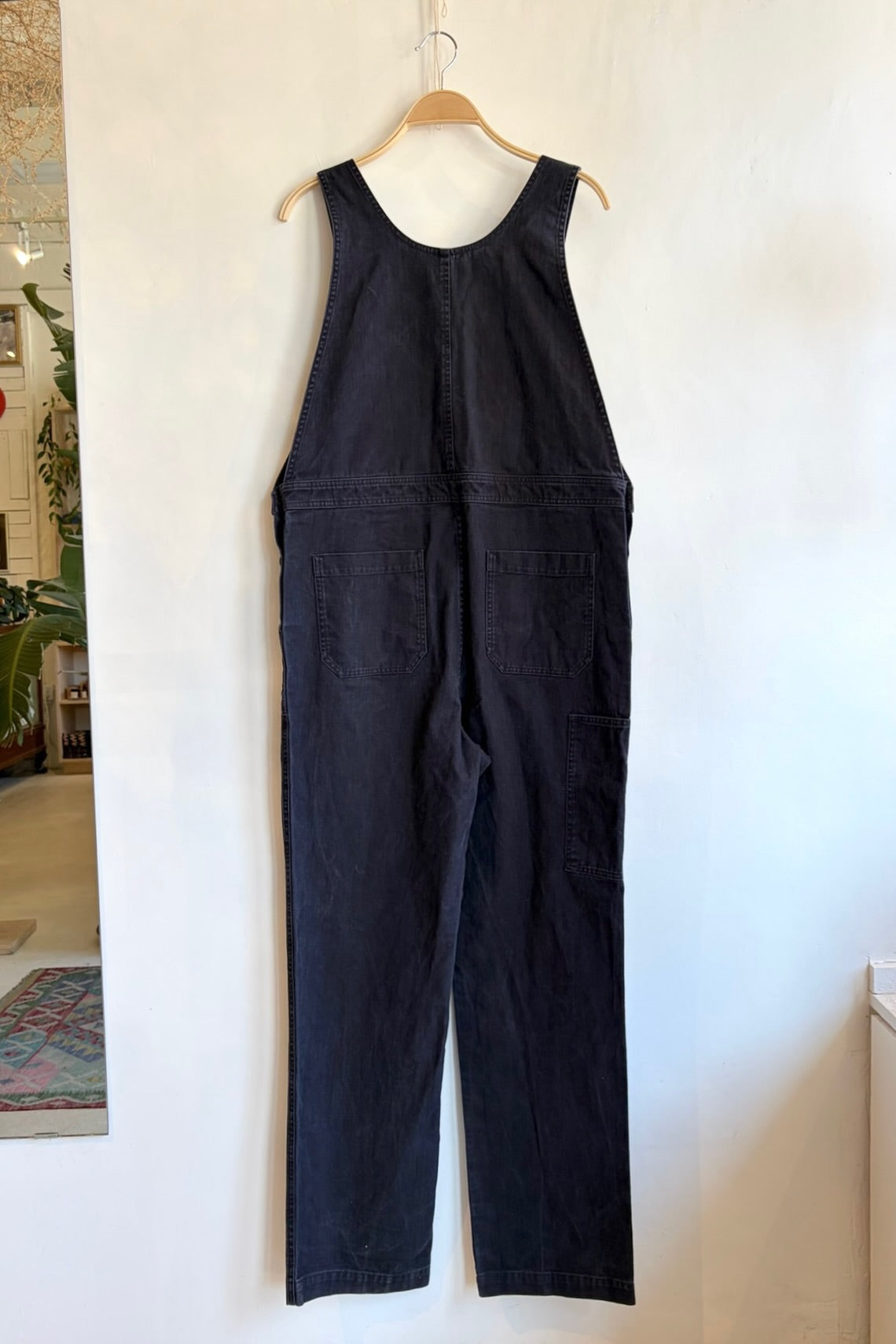 Pre-Loved / Margaret Howell Black Denim Overalls / Large