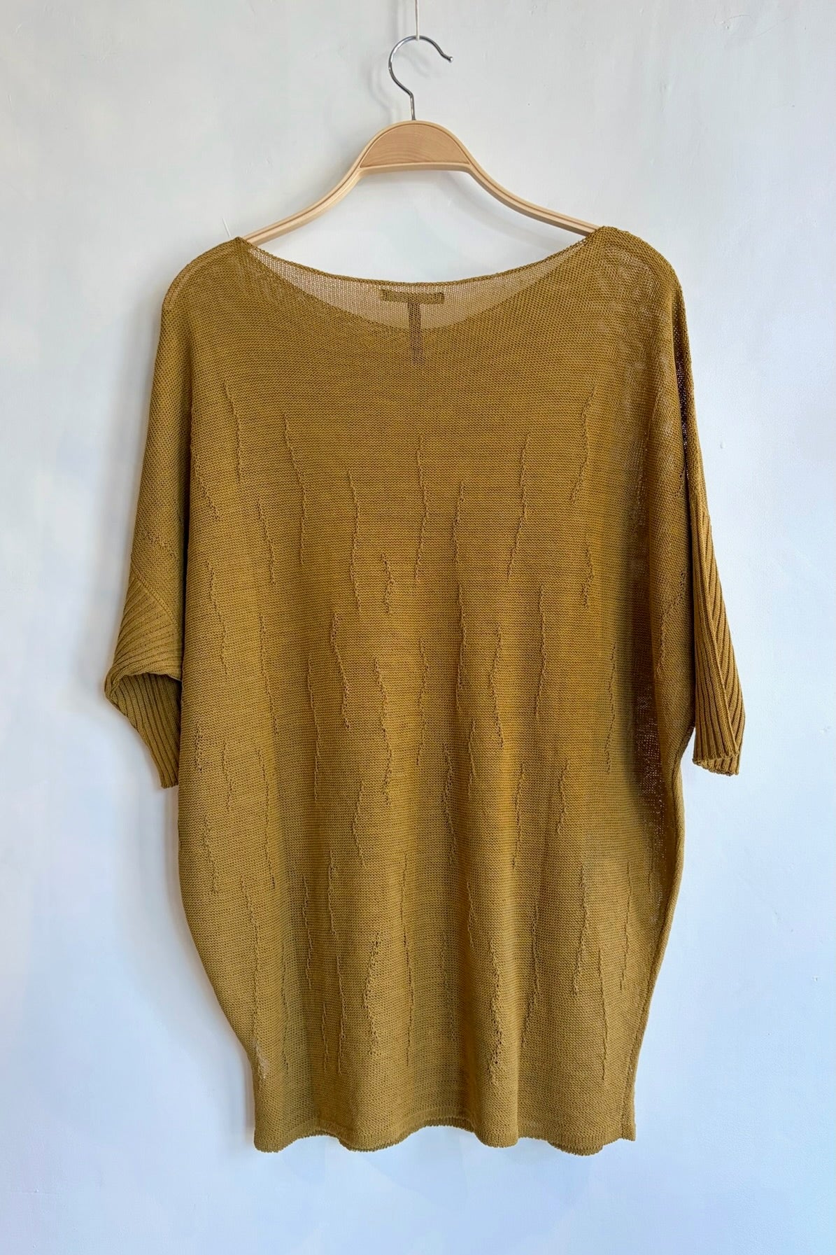 Pre-Loved / Sarah Pacini Golden Linen Shirt / OS