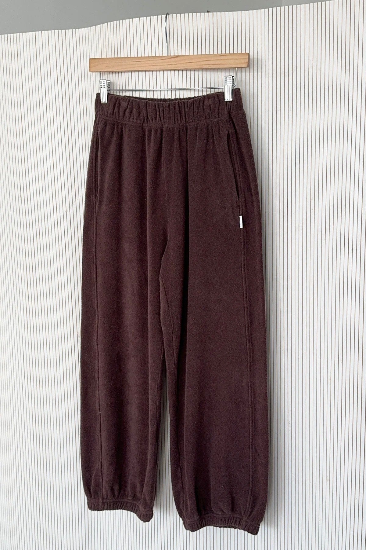 Le Bon Shoppe Cotton Terry Balloon Pants / Chocolate