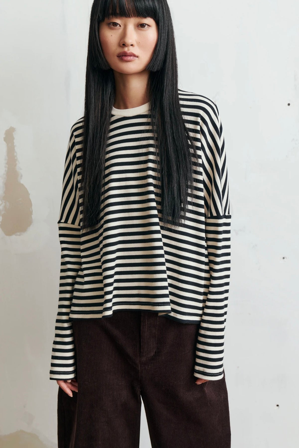 eve gravel Mitch Top / Noir + Créme