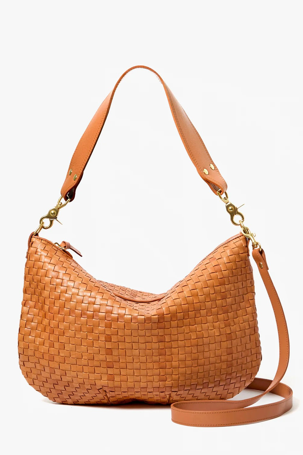 clare v Moyen Messenger / Natural Woven Checker