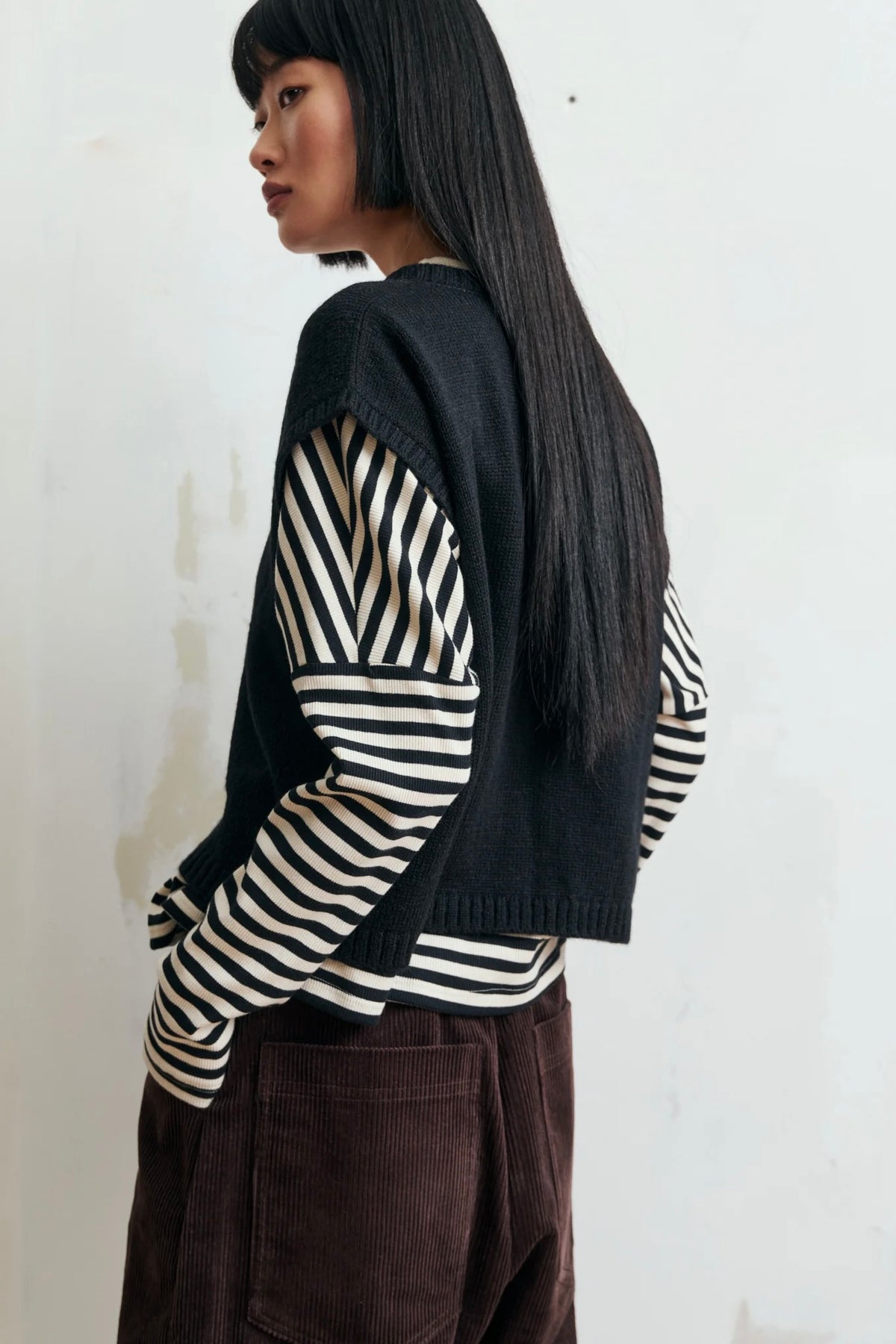 eve gravel Potter Vest / Noir
