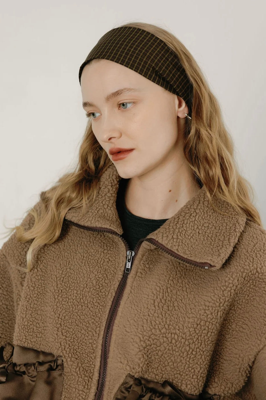 Riviera Headband / Toasted Gingham