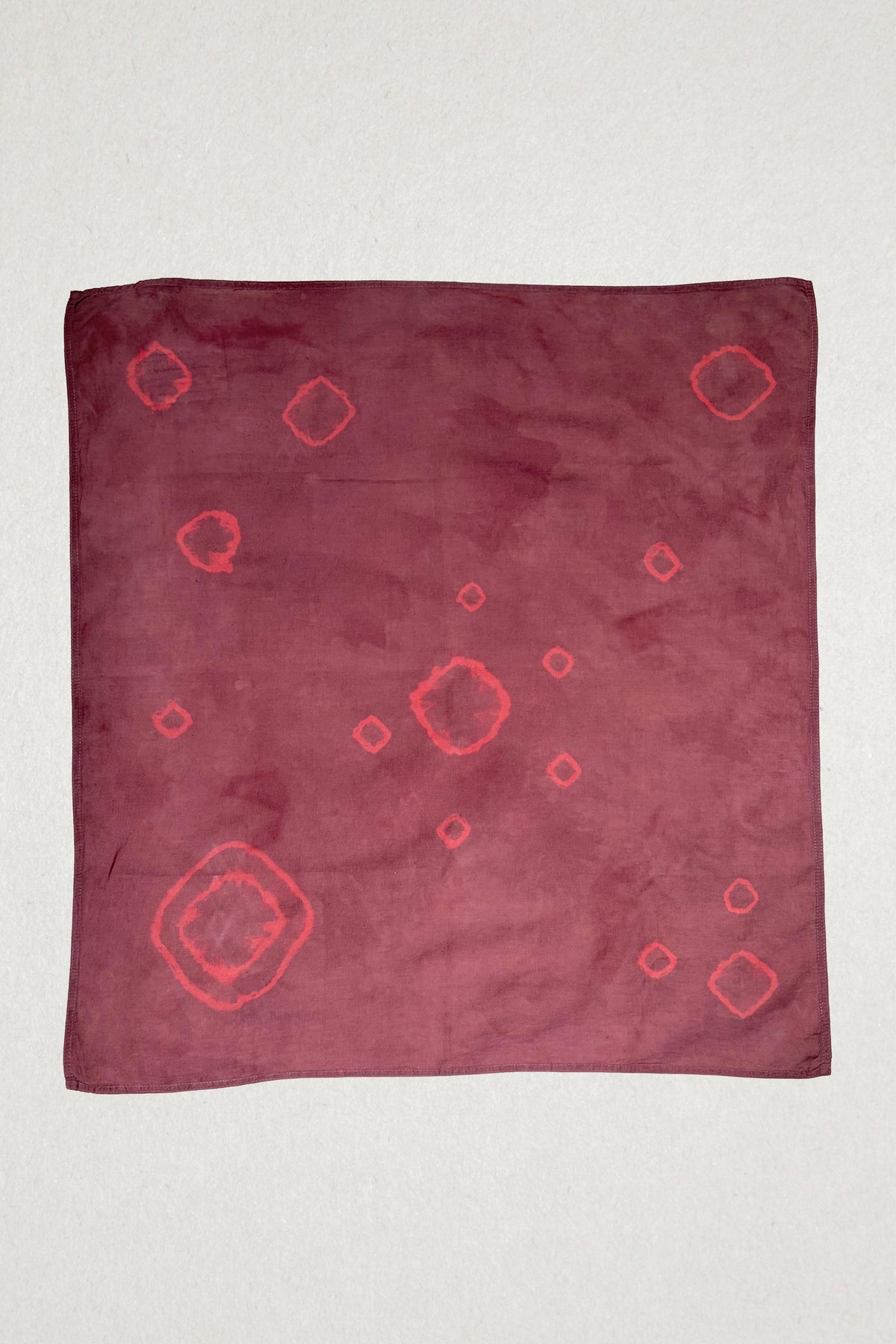 Organic Cotton Bandana / Madder + Iron