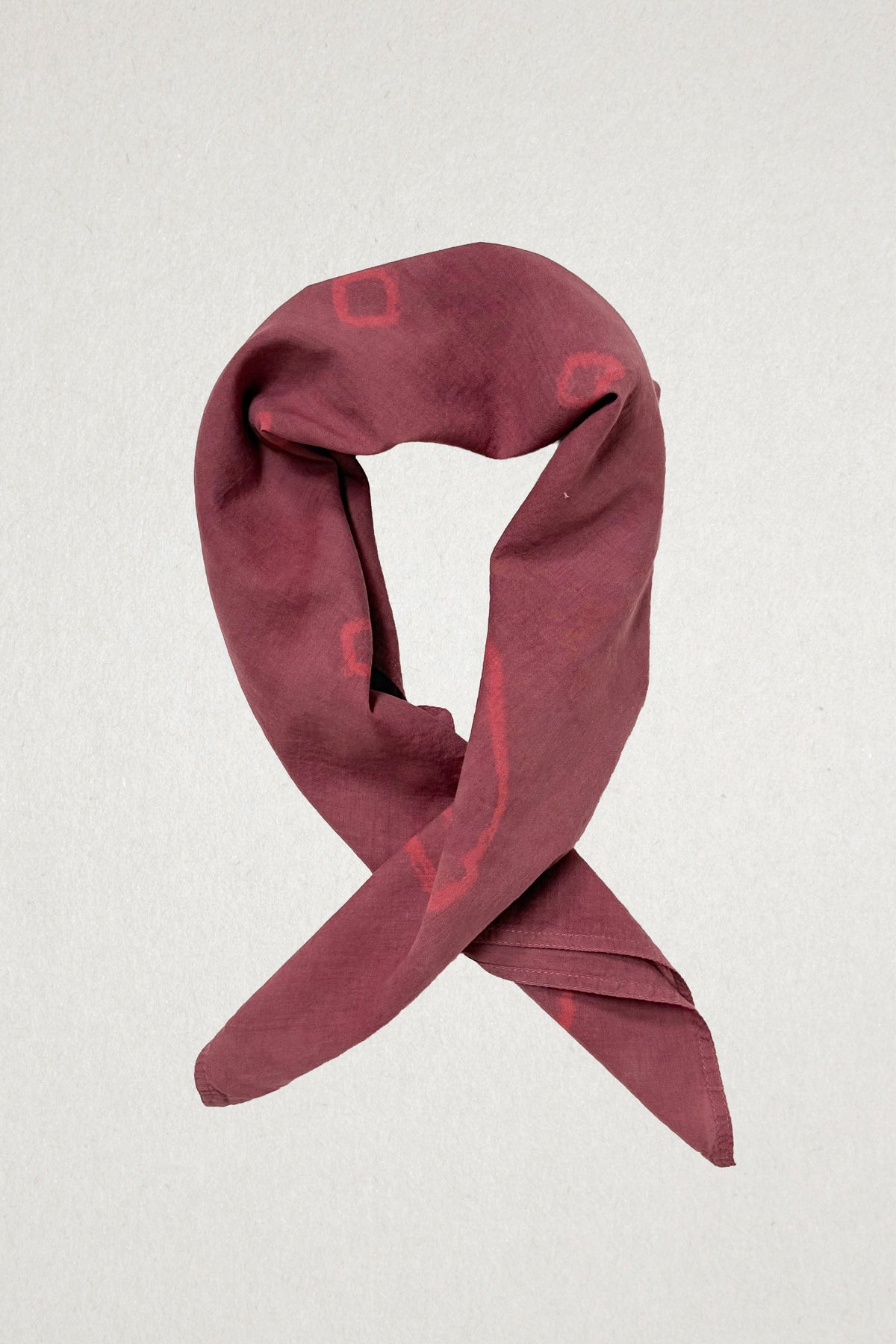 Organic Cotton Bandana / Madder + Iron