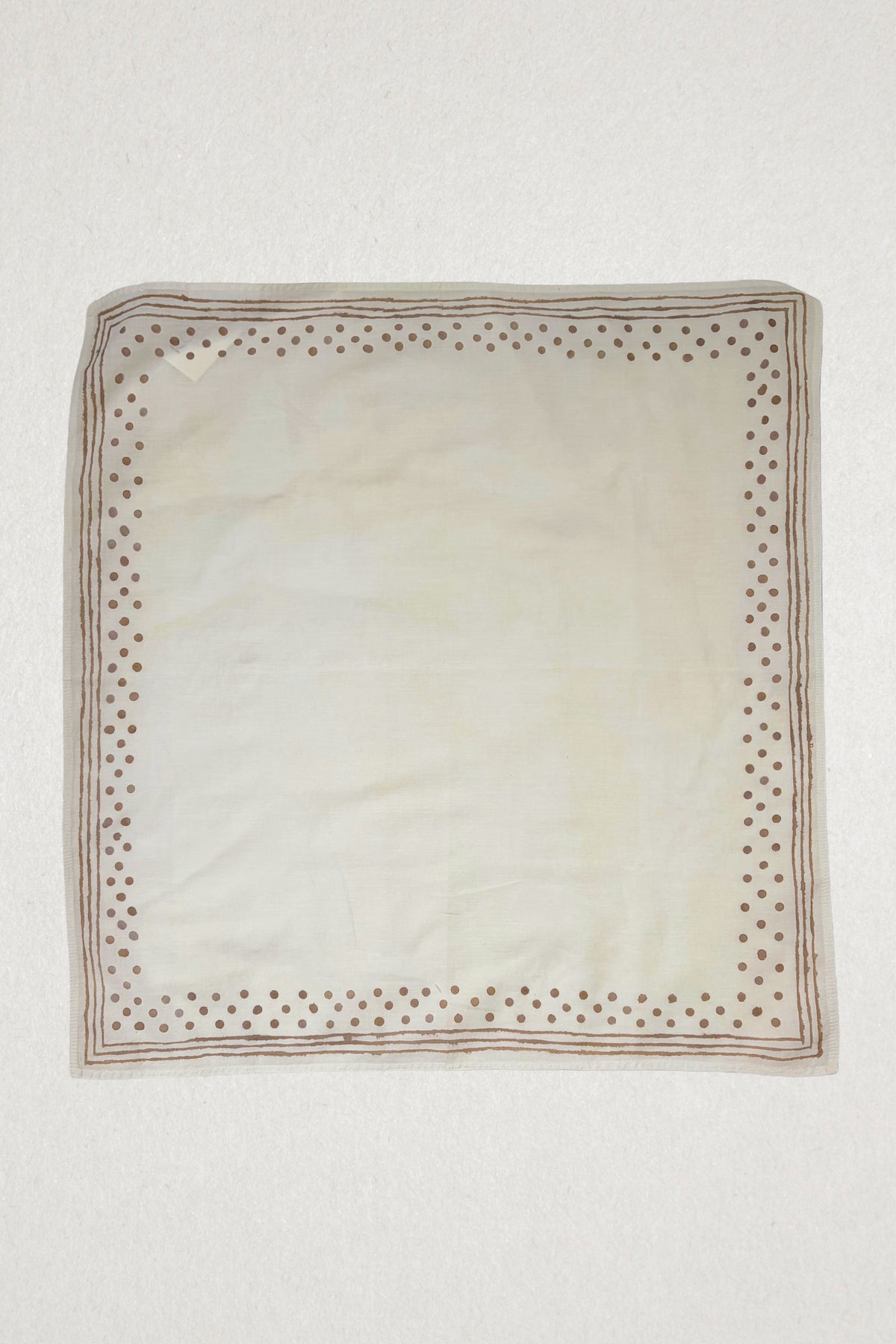 Hand-Painted Cotton Bandana / Oak