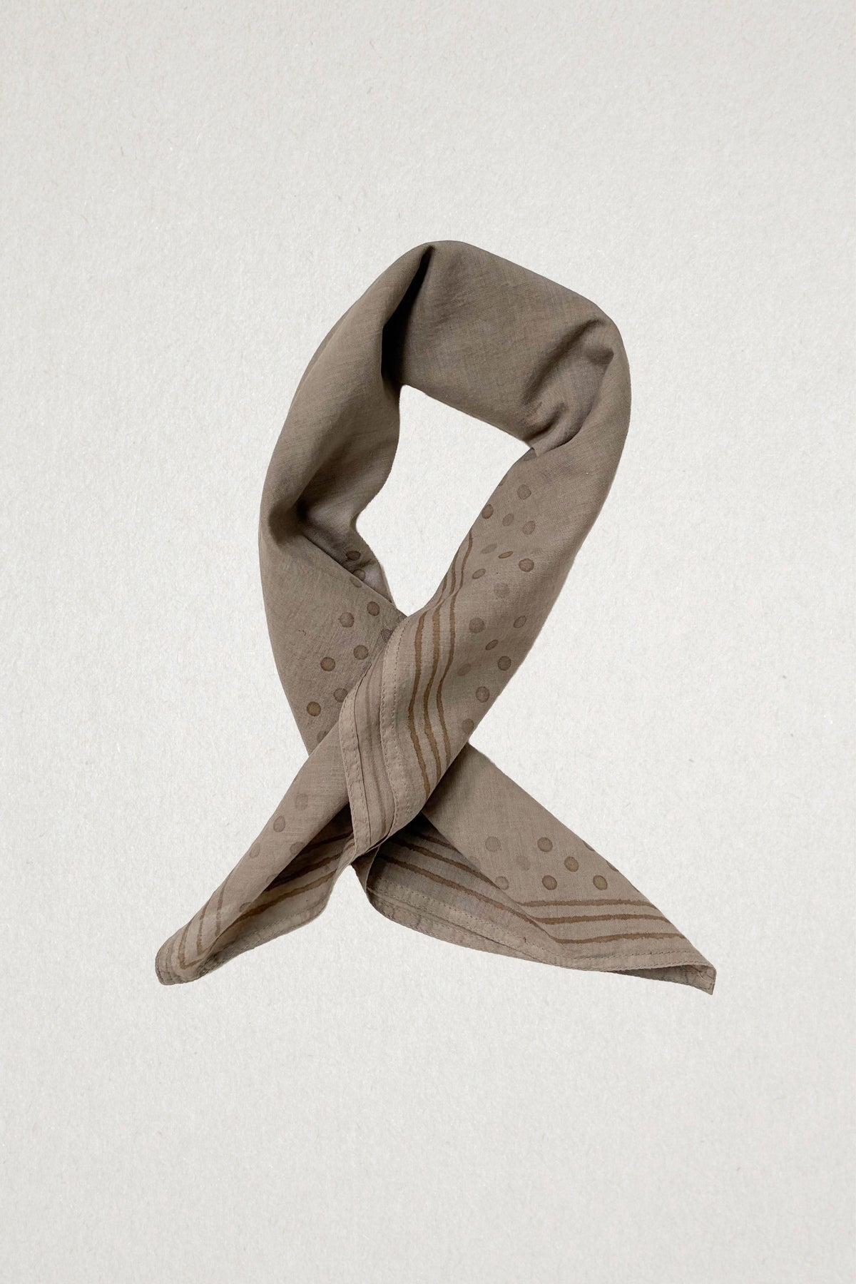 Hand-Painted Cotton Bandana / Corepsis + Iron