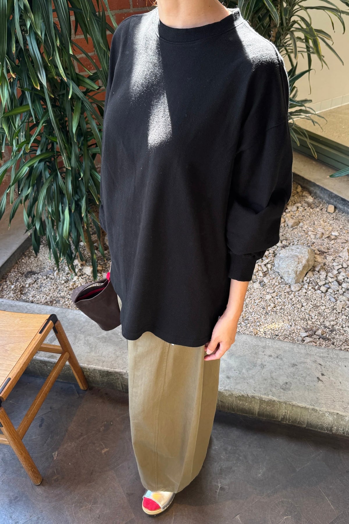 Soft Jersey Supple Tee / Black
