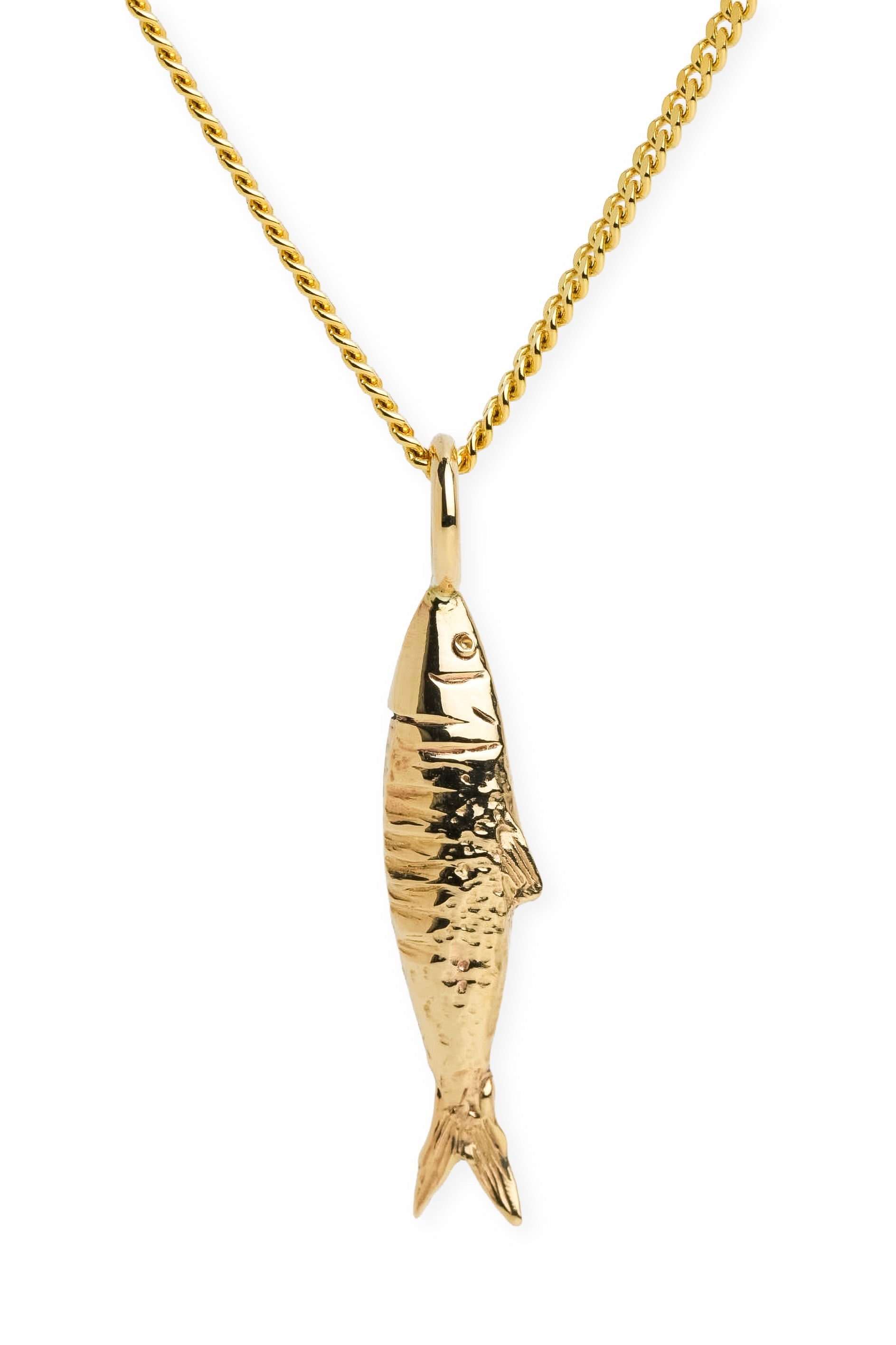 Sardine / 10k Solid Yellow Gold