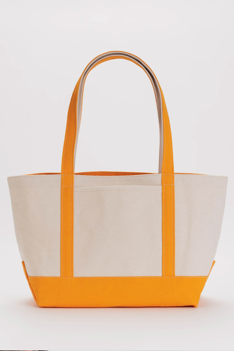 Baggu Medium Heavyweight Canvas Tote / Tangerine