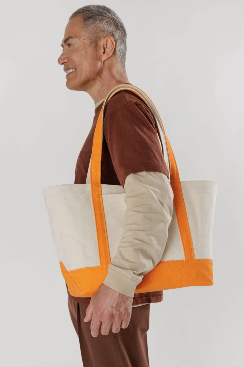 Baggu Medium Heavyweight Canvas Tote / Tangerine