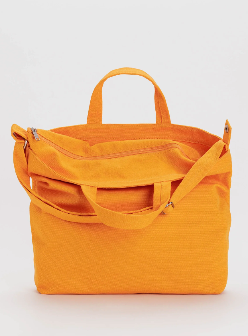 Baggu Horizontal Zip Duck Bag, Tangerine