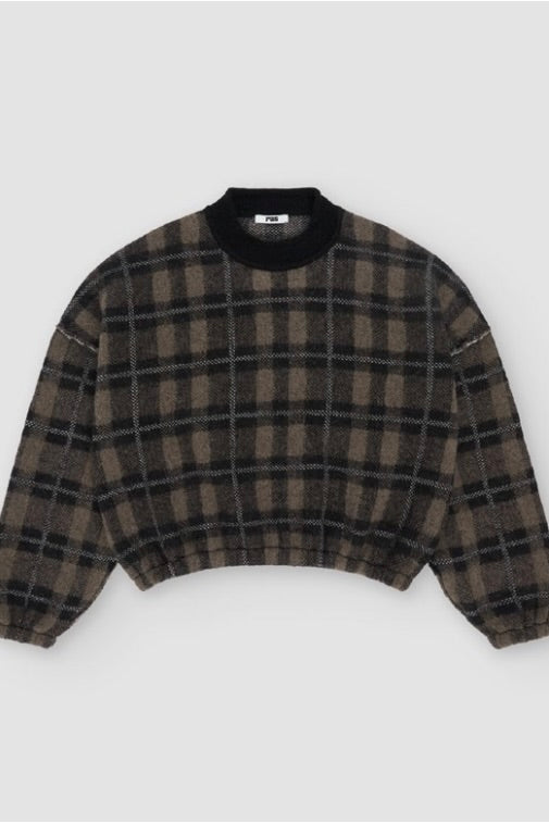Kokochi Sweater / Black + Taupe