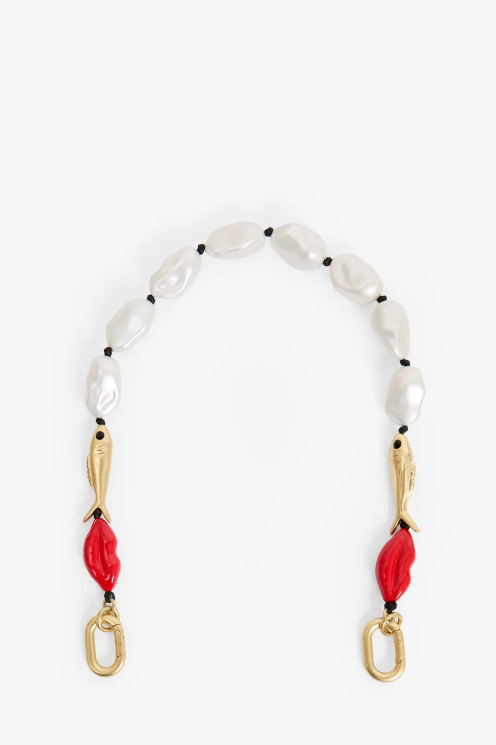 Clare V Shortie Strap / Multi Charm