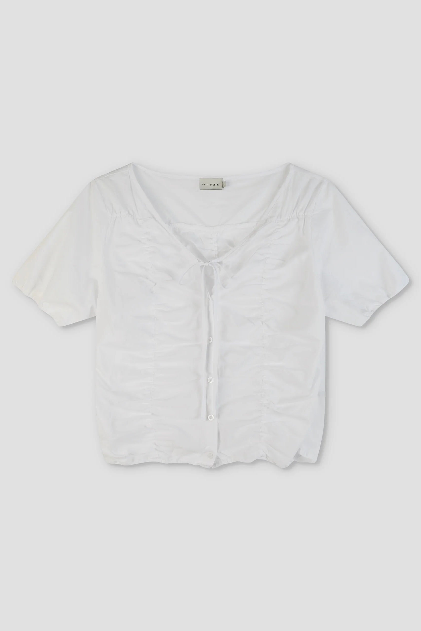 Deiji Crinkle Top / White