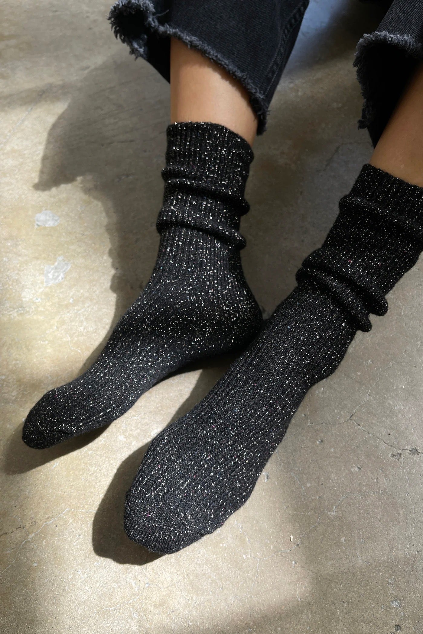 Le Bon Shoppe Winter Sparkle Socks / Starry Night