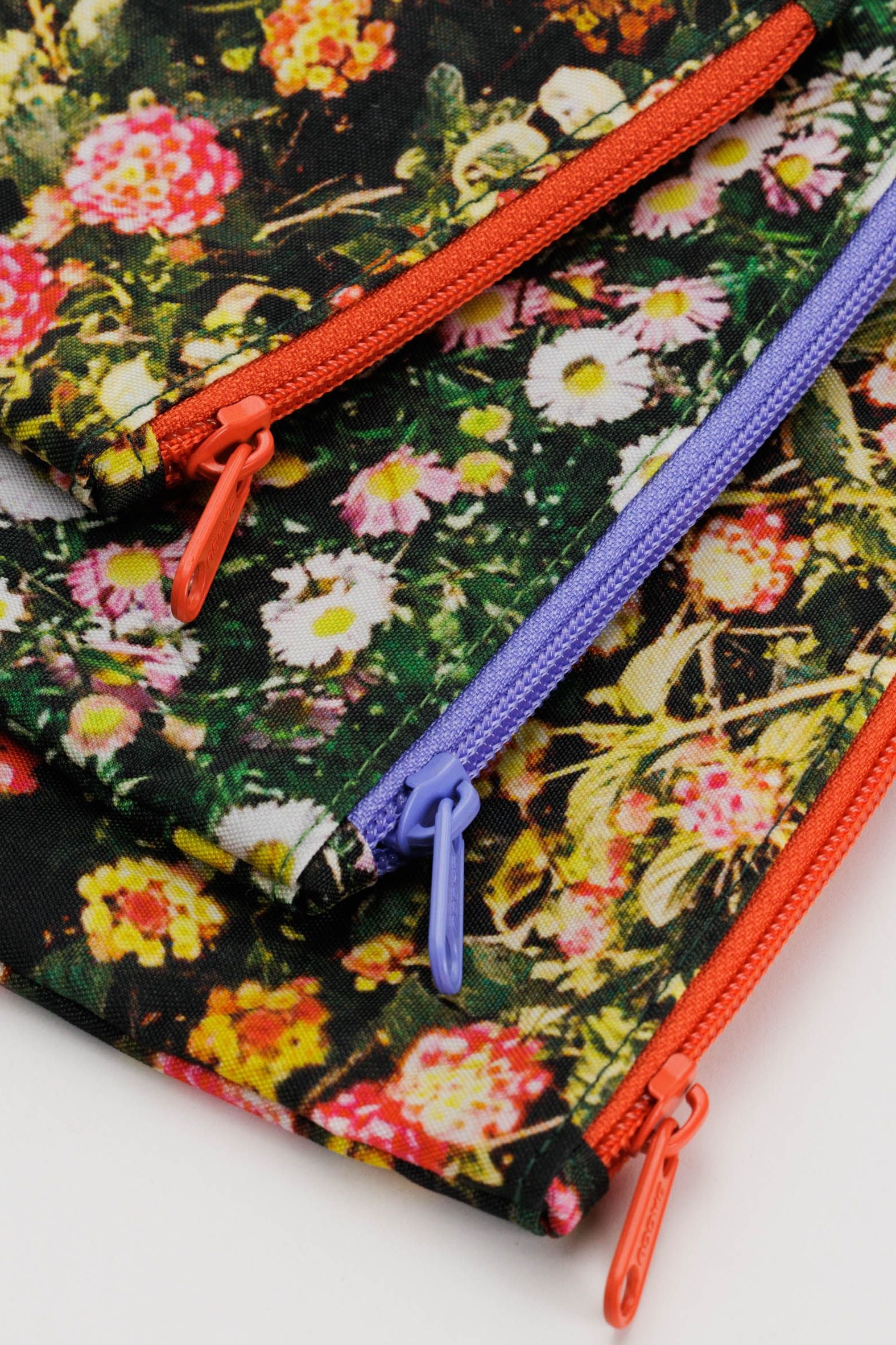 BAGGU Flat Pouch Set / Photo Florals