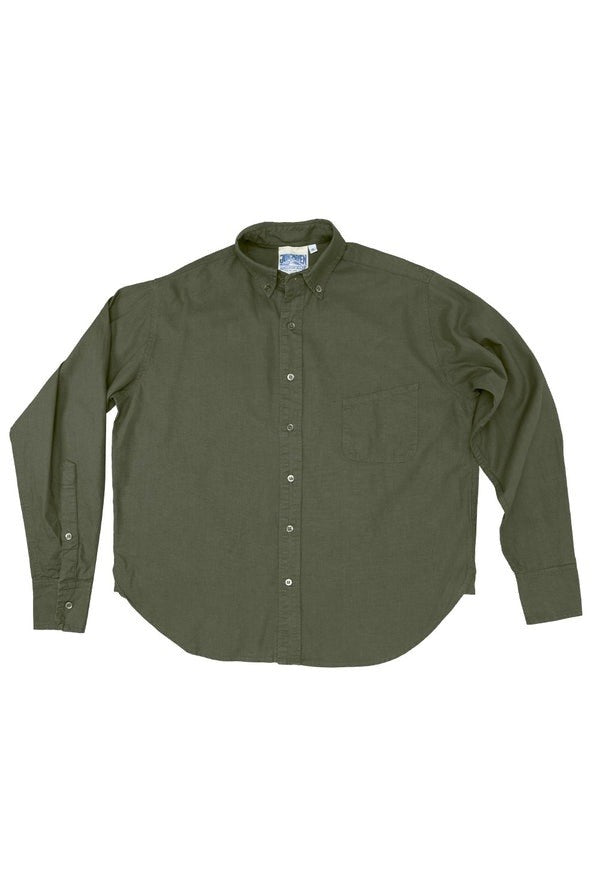 Catalina Button Down Shirt / Olive Green