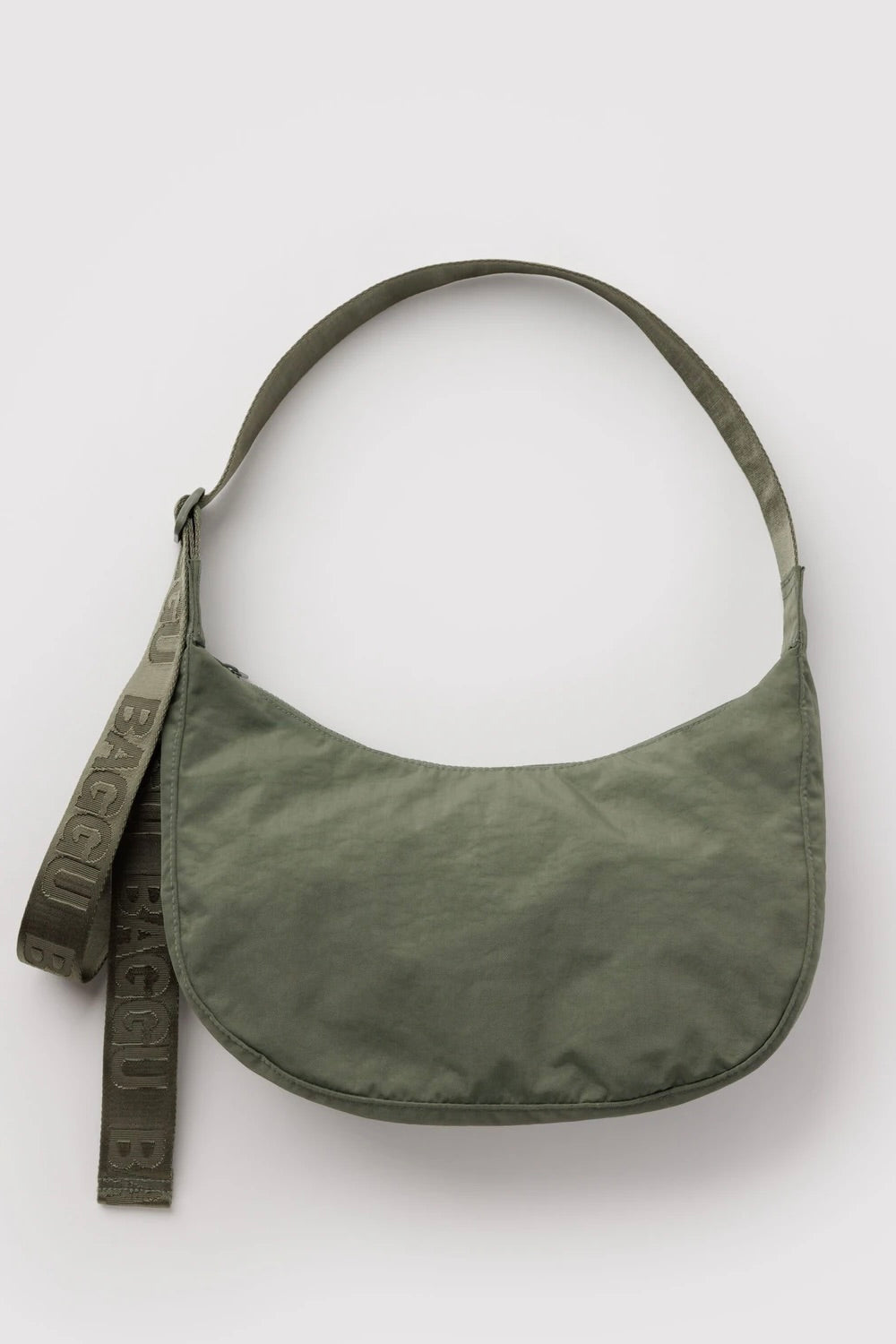 Medium Nylon Crescent Bag / Caper