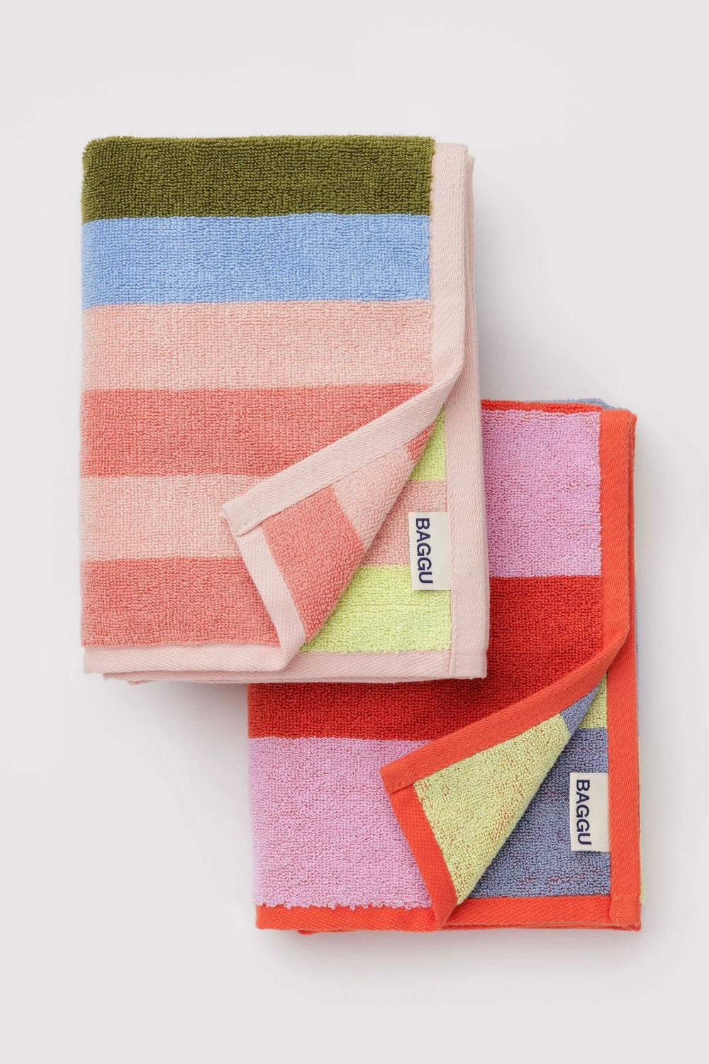 Baggu Hand Towel / Pool Stripe