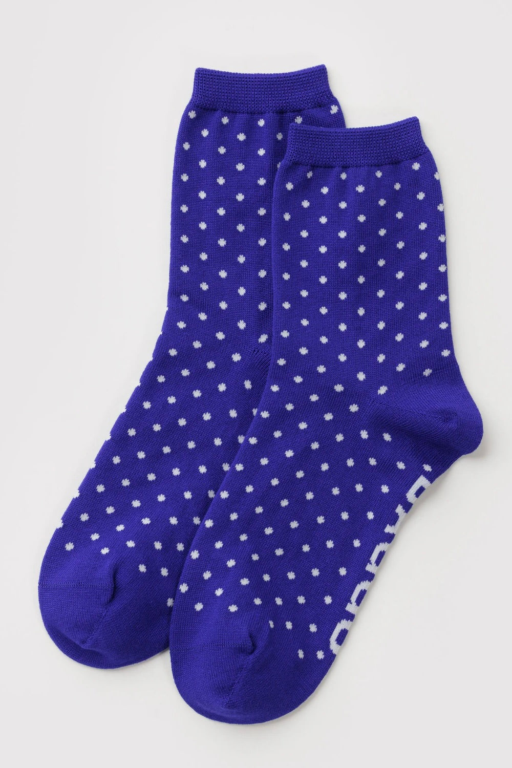 Baggu Crew Sock / Blue Micro Dot