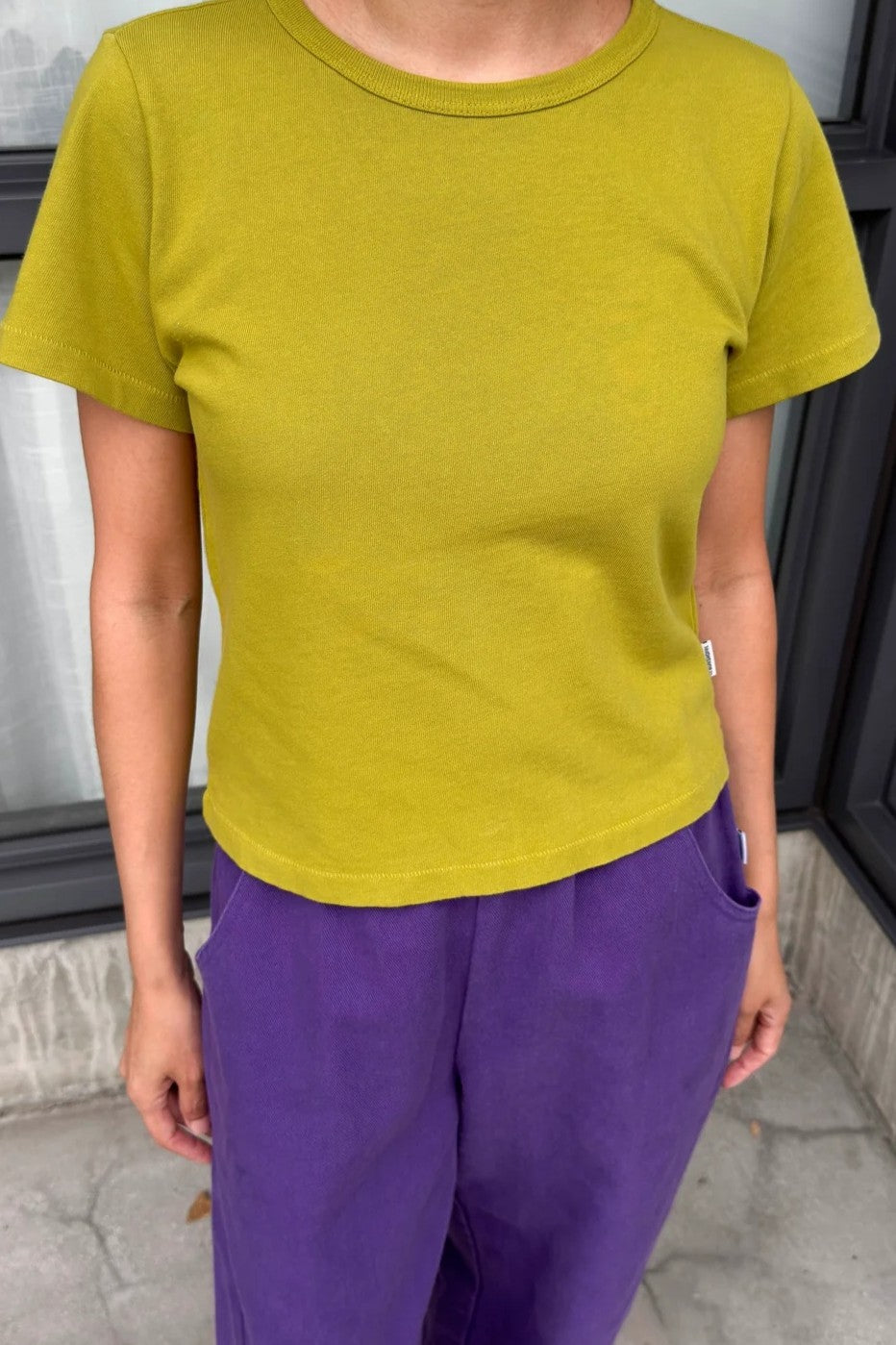 Little Boy Tee / Golden Olive