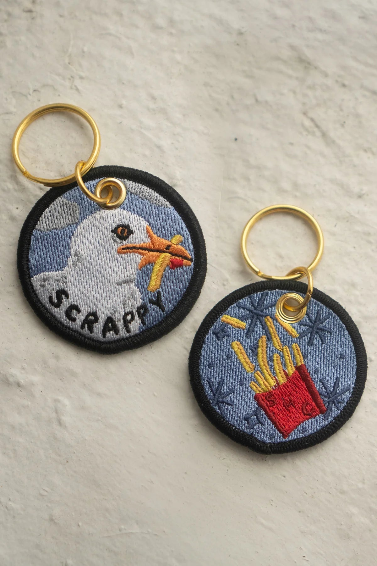 Stay Home Club Scrappy Seagull Keychain