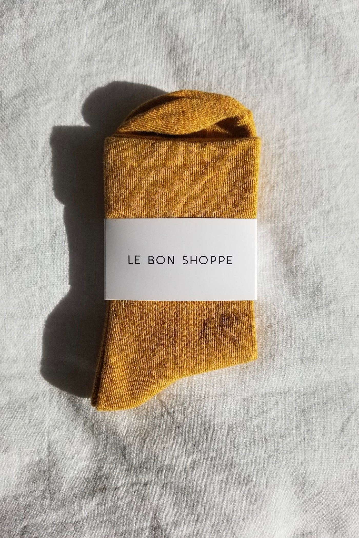 Le Bon Shopper Sneaker Socks / Marigold