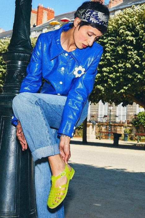 Sunchanvre Sandal / Jaune Fluo